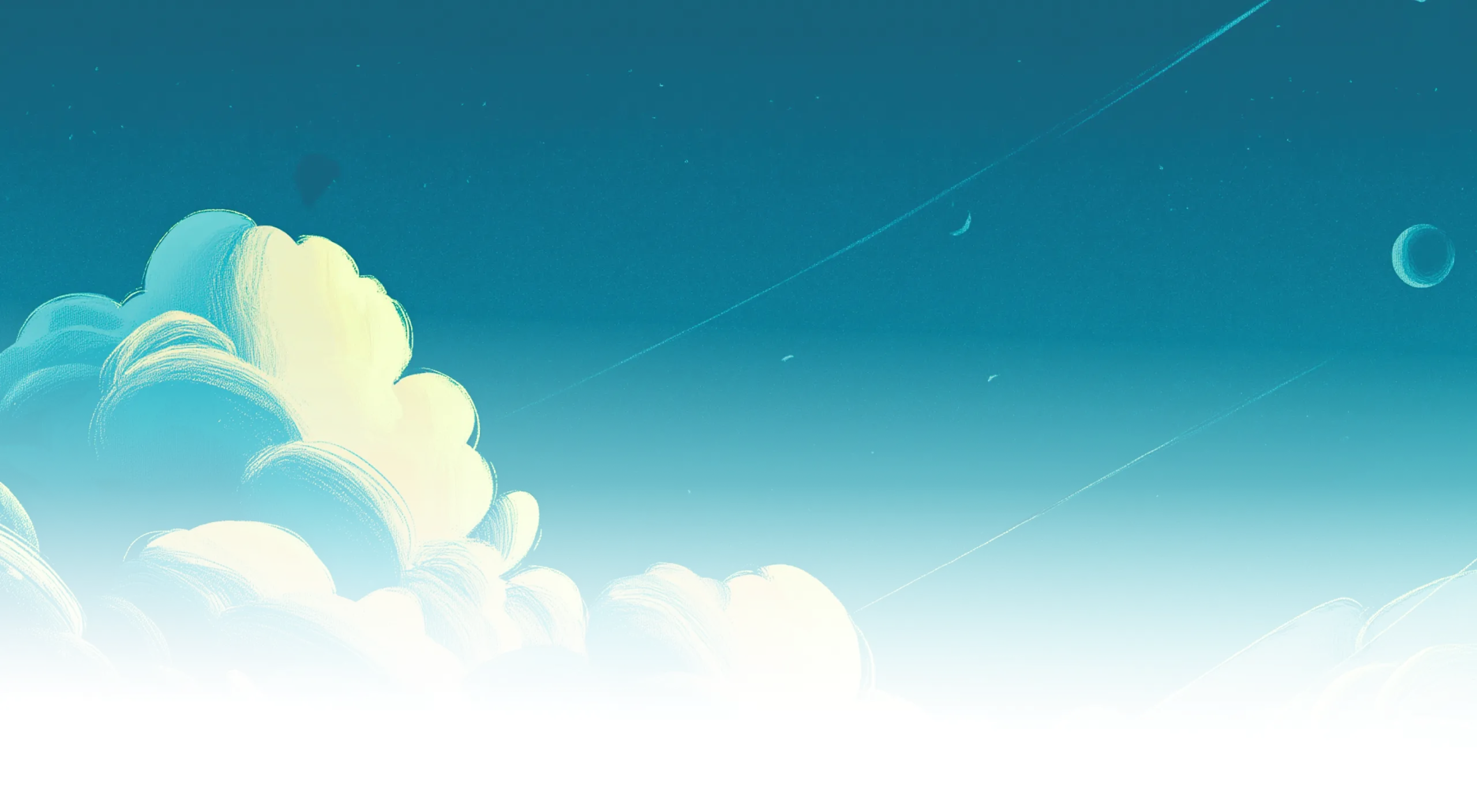 Cloudy sky background